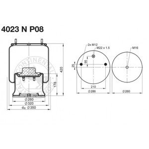 ILMAJOUSI 4023NP08 CONTI TERÄSMÄNNÄLLÄ