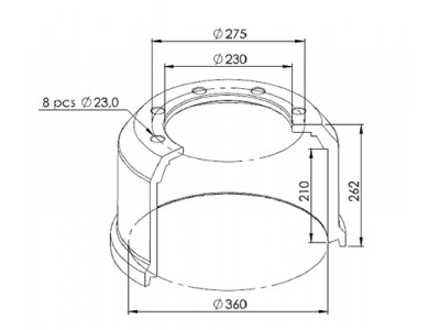 JARRURUMPU BPW 360x200 8P ECO0310990030