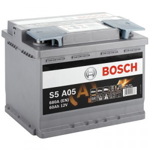 AKKU BOSCH 60AH S5A AGM -+ 242X175X190