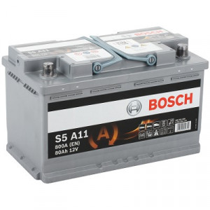 AKKU BOSCH 80AH S5A AGM -+ 315X175X190