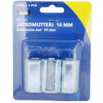 JATKOMUTTERI M14 3KPL DIN6334