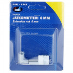 JATKOMUTTERI M6 5KPL DIN6334