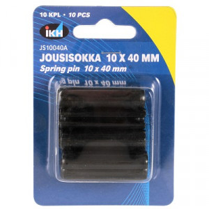 JOUSISOKKA 10X40MM 10KPL DIN1481