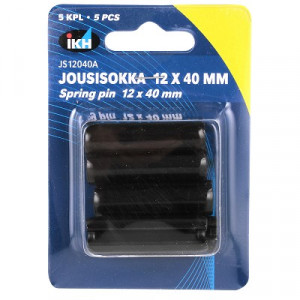 JOUSISOKKA 12X40MM 5KPL DIN1481