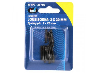 JOUSISOKKA 2X20MM 20KPL DIN1481