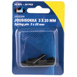 JOUSISOKKA 3X20MM 20KPL DIN1481