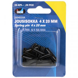 JOUSISOKKA 4X20MM 20KPL DIN1481