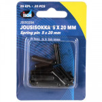 JOUSISOKKA 5X20MM 20KPL DIN1481