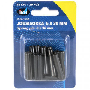 JOUSISOKKA 6X30MM 20KPL DIN1481