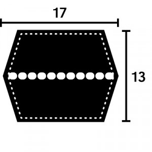 KAKSOISKIILAHIHNA BB177 17X4570