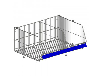 MYYMÄLÄHYLLY LAARIKORI JAKAJALLA 90X50X40