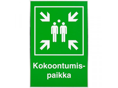 OPASTE 200X300 KOKOONTUMISPAIKKA ALU