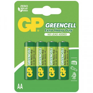 PARISTO 1,5V AA/R6P GREENCELL 4KPL