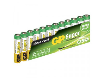 PARISTO 1,5V AAA/LR03 SUPER ALKALINE 12KPL