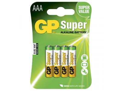 PARISTO 1,5V AAA/LR03 SUPER ALKALINE 4KPL