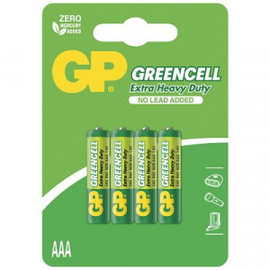 PARISTO 1,5V AAA/R03 GREENCELL 4KPL