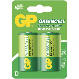 PARISTO 1,5V D/R20P GREENCELL 2KPL