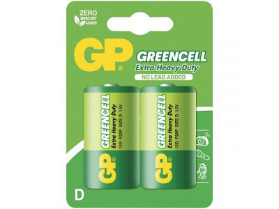 PARISTO 1,5V D/R20P GREENCELL 2KPL