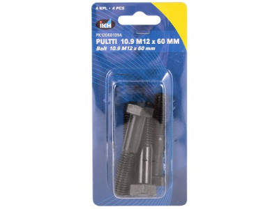 PULTTI M12X60 10.9 4KPL DIN931