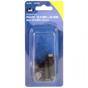 PULTTI M8X30 10.9 10KPL DIN933