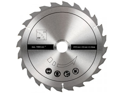 SIRKKELINTERÄ 250X2,8X30MM Z24