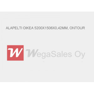 ALAPELTI OIKEA 5200X1506X0,42MM, ONTOUR