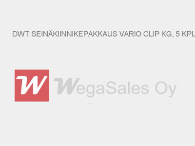 Seinäkiinnikepakkaus Vario Clip KG, 5kpl