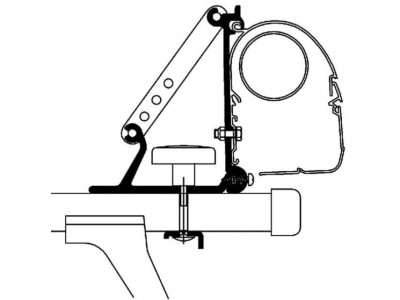 Kiinnityssarja Omni adapter Auto (2kpl)