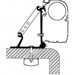 Kiinnityssarja Omni adapter roof (3kpl)