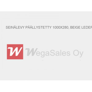 SEINÄLEVY PÄÄLLYSTETTY 1000X280, BEIGE LEDER