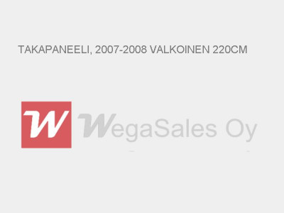 TAKAPANEELI, 2007-2008 VALKOINEN 220CM