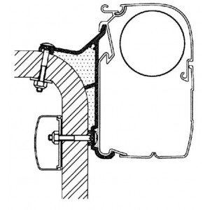 THULE KIINNITYSSARJA HYMER B2 4,0 M