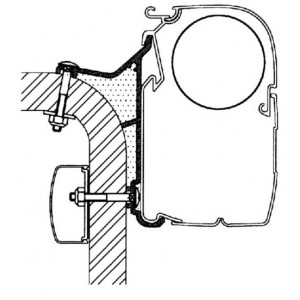 THULE KIINNITYSSARJA HYMER B2 5,5 M