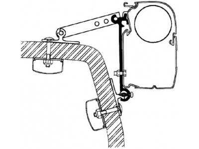 Kiinnityssarja Omni adapter (3kpl)