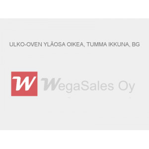 ULKO-OVEN YLÄOSA OIKEA, TUMMA IKKUNA, BG