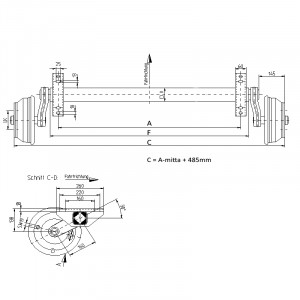 JARRUAKSELI 1800KG A1500/1985