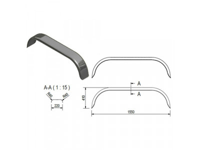 LOKASUOJA 220X1550 PELTI 2-AKS