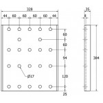 SIVULEVYPARI DH K384XL32 B190 (2KPL)